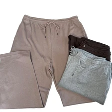 Hastings & Smith Jogger Pants 3 Pack XL Lounge Pants Brown Gray Black