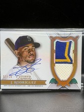 JULIO RODRIGUEZ 2024 Topps Dynasty Dynastic Deed Patch-Auto #DAP-JR3 #/10