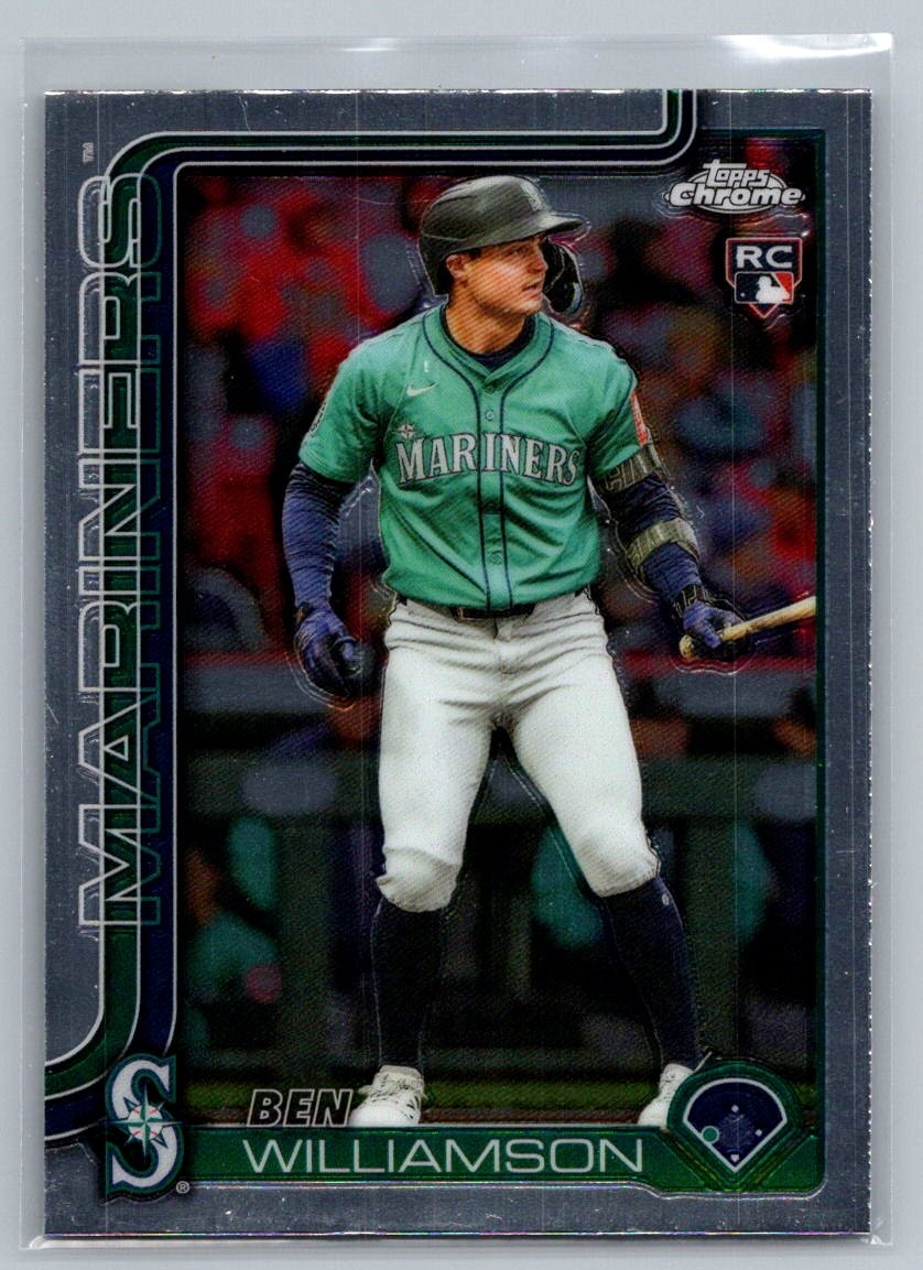 2025 Topps Chrome Update Ben Williamson #USC168 Seattle Mariners