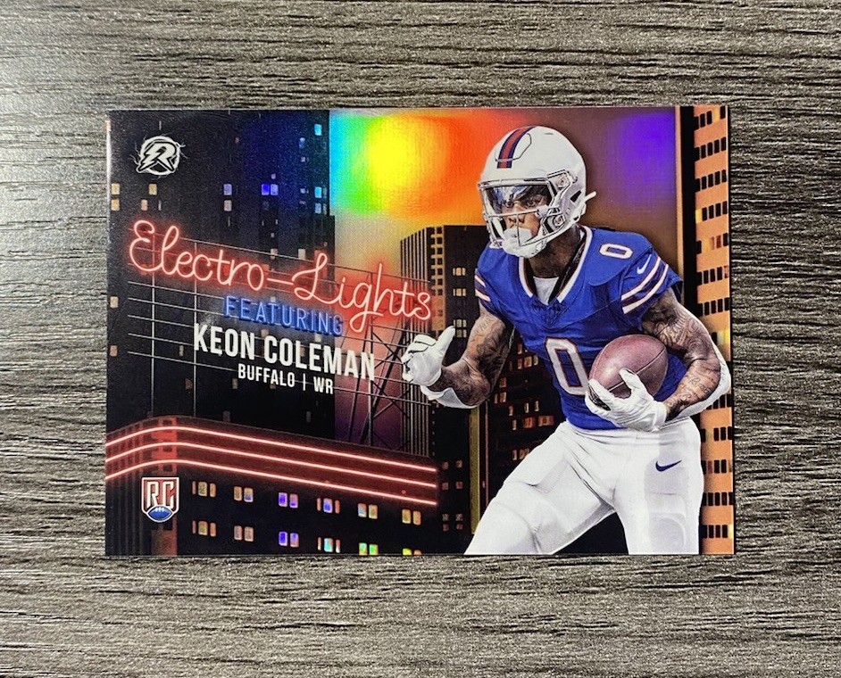 2024 Topps Resurgence Keon Coleman Electro-Lights Rookie Case Hit SSP RC BILLS