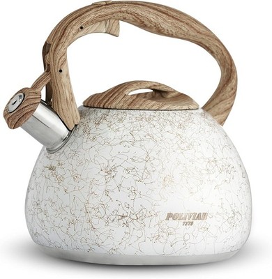 Poliviar 2.7L Moderne Wasser-Kessel, Induktion, Edelstahl, Pfeif-Kessel, Tee