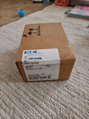 New Eaton CVS2150XMM Circuit Breaker 150A With 1MMCBK Cv Breaker Mounting Kit