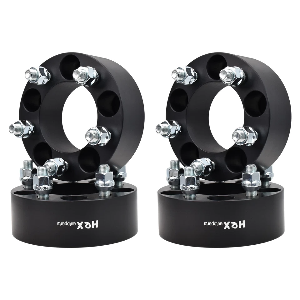 4x 2" Wheel Spacers Adapters 5x4.5 fits Jeep Wrangler TJ, YJ, XJ, KJ, KK, ZJ, MJ - Image 2 of 4