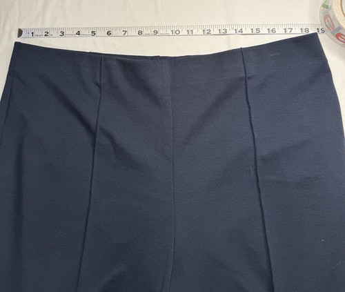 Ruby Rd XL dunkelblau Strick Anzughose Naht vorne am Bein - Bild 5 von 7