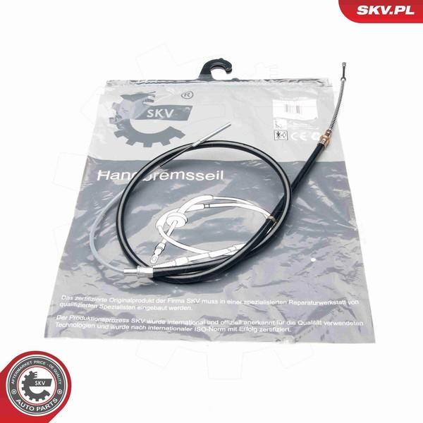 Esen SKV Bremsseil Seilzug Feststellbremse 25SKV466 FüR VW Polo 3 Classic 6V2 4-image