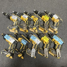 (LOT OF 10) DEWALT DCF630B 20V XR Drywall Screwgun - FOR PARTS OR REPAIR