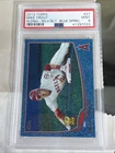 2013 Topps Mike Trout #27 Sliding Silver Slate Blue Sparkle SP Angels