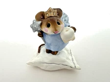 Wee Forest Folk Mouse Figurine Tooth Fairy Handcrafted Signed 1987 A. Petersen