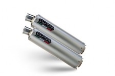 Coppia Terminali Inox Tondo GPR per Yamaha MT-01 2005-2011 Omologato