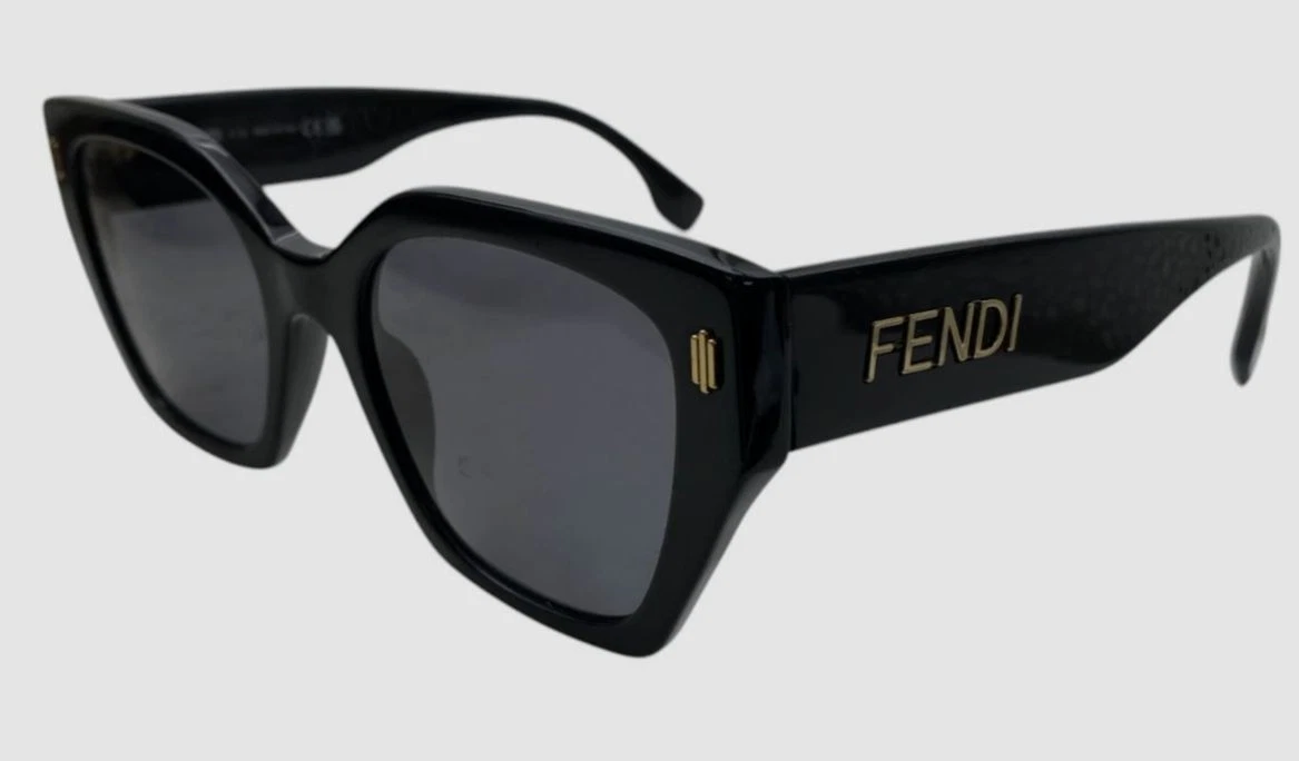 Fendi FF 0022/S 7WH9O - Shiny Black Fendi FF 0022/S 7WH9O - Shiny Black - brandabble.co.uk main image 4