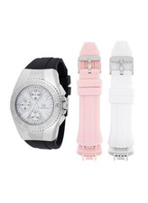 TechnoMarine Women's TM-124032 Cruise Original 38mm Silver w/ 3 straps Included.