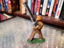 NICE 1930s BARCLAY B118 774 LEAD DIME STORE G.I. SOLDIER ANTI-AIRCRAFT GUNNER
