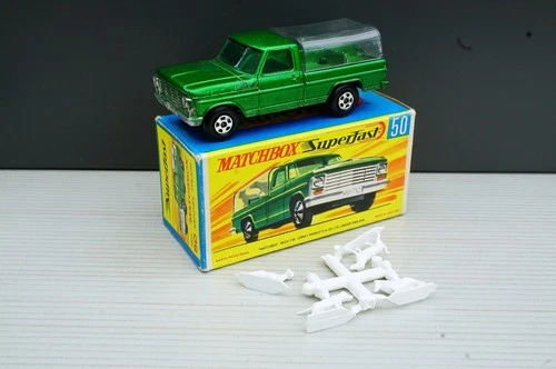 Matchbox Lesney No 50 Jennel Truck Narrow Black Base NM Plus Original Box