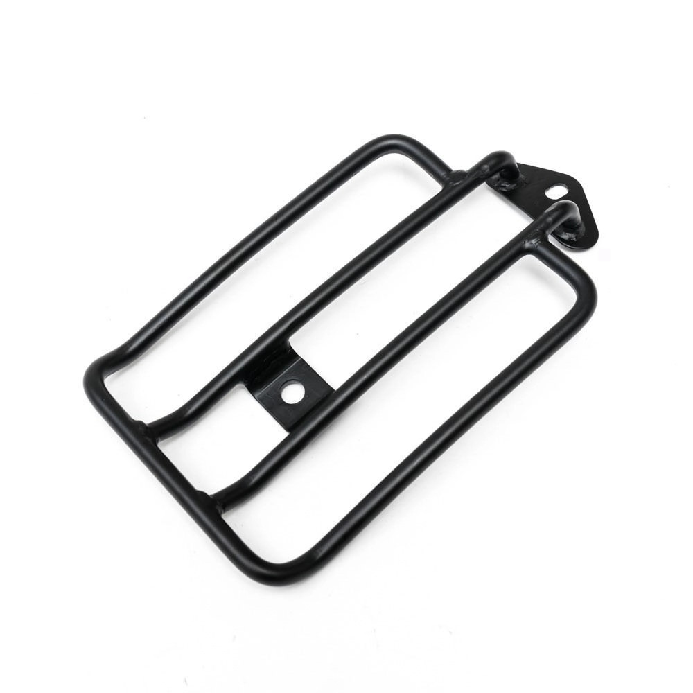 Porte-bagages noir Harley Sportster de finition premium en acier soudé