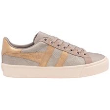 Gola Orchid Il Lizard Sneakers - Feather Grey/Gold Women's Sz 7 EUC
