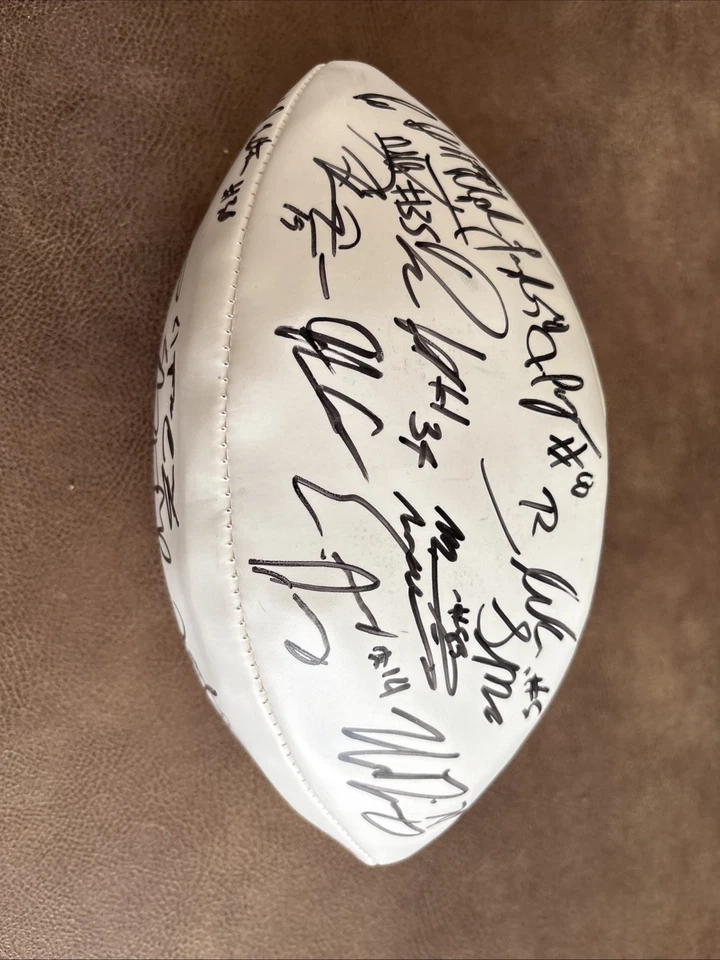 Fútbol americano Alabama Crimson Tide Champ 2012 firmado por el equipo, autenticado por PSA/DNA Foto 2 de 4