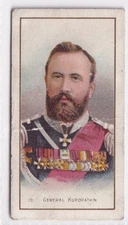 ALEKSEY KUROPATKIN of Russia Vintage RUSSO-JAPANESE WAR Card from 1904