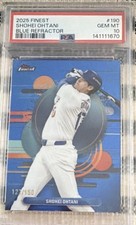 Topps 2025 Finest Shohei Ohtani Blue Refractor #190 /150 PSA 10 Dodgers