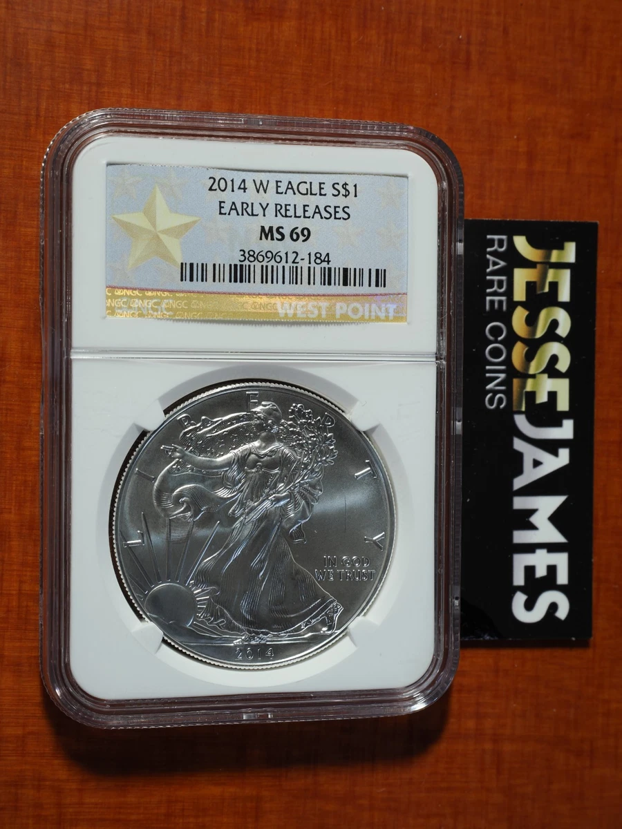 American Eagle MS 69 Graded 2014 Silver Bullion Coins for sale | eBay