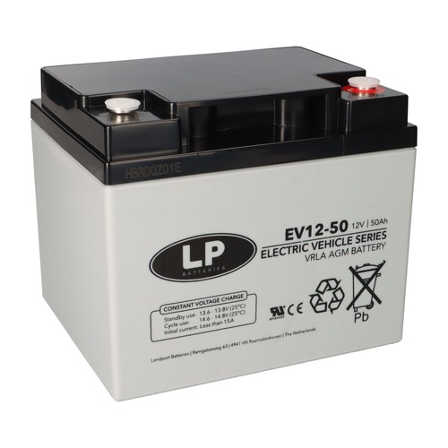 Landport AGM Bleiakku 12V 50Ah Zyklenfest EV12-50 für 38Ah 40Ah 45Ah E-Roller  - Bild 1 von 7