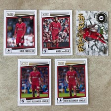 5 Card Liverpool Panini Score Premier League Lot!