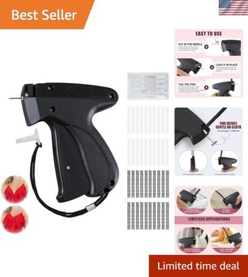 Black Quick Stitch Sewing Gun - Includes 6 Mini Needles and 4000pcs Fasteners...
