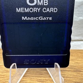 Sony PS2 Memory Card 8MB MagicGate SCPH-10020 Midnight Blue OEM Tested OEM