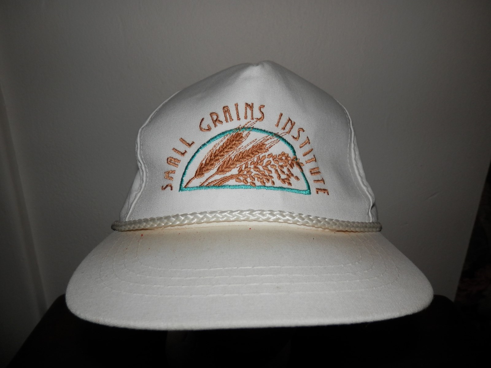 Small Grains Institute Trucker Hat Retro Wheat Agriculture Baseball Cap  
