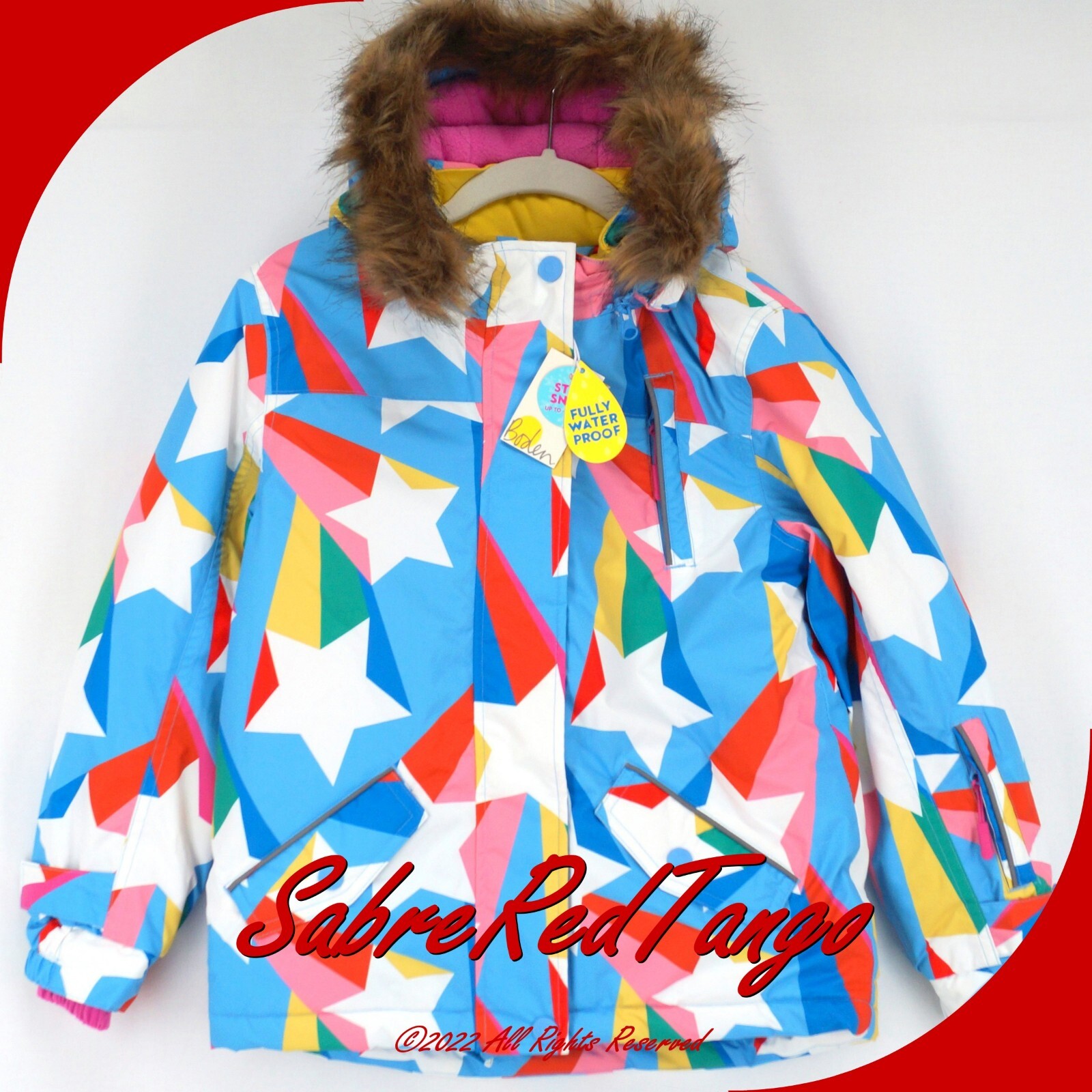 NWT MINI BODEN ALL-WEATHER WATERPROOF 