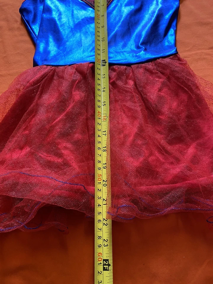 Rubie's DC Supergirl Dress Costume Youth Girls Size Medium Very Used - Image 4 of 4