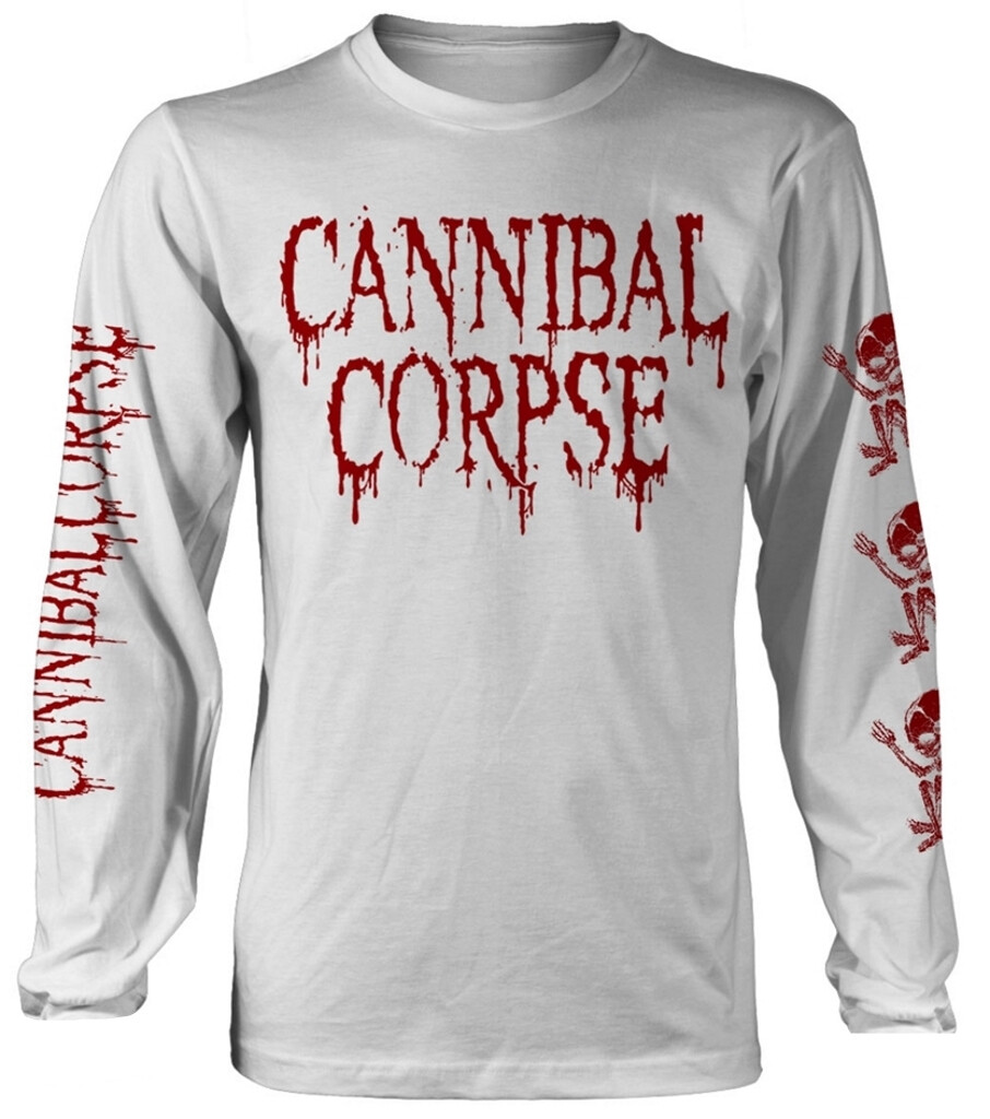 Cannibal Corpse Butchered At Birth White Long Sleeve Shirt | eBay