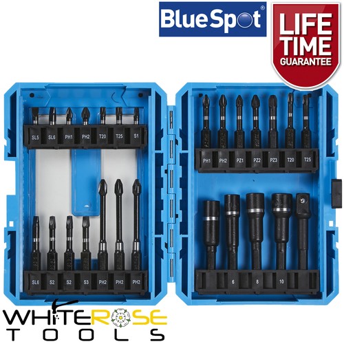 BlueSpot Schlagschrauber und Mutterndreher Bits 26 Stück - Bild 1 von 2