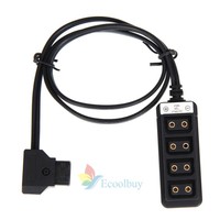 P-tap Power Tap Cable D-tap Male / 4-port Female Receptacle Connector Adapter on sale P-tap Power Tap Cable D-tap Male / 4-port Female Receptacle Connector Adapter on sale