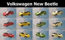 Volkswagen VW New Beetle Bug Convertible Custom Christmas Ornament 1/60 Adorno