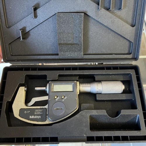 MITUTOYO MDC-LITE SERIES 293 0-1" DIGITAL OUTSIDE MICROMETER 293-816