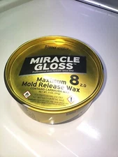 STONER WAX, FORMERLY MEGUIAR'S MIRROR GLAZE MAXIMUM 8 MOLD RELEASE WAX 11 oz.