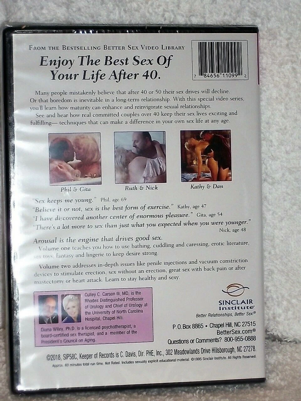 Sinclaire DVD: The Couples Guide To Great Sex Over Philippines | Ubuy