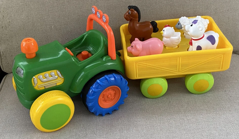 Farm tractor best sale toy with animals