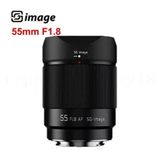 SGimage 55mm F1.8 AF Full Frame Large Aperture Portrait Camera Lens For Sony