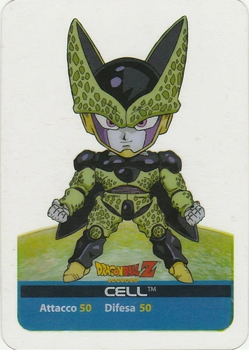 Lamincards Dragon Ball Z Edibas Serie Oro CELL N 74
