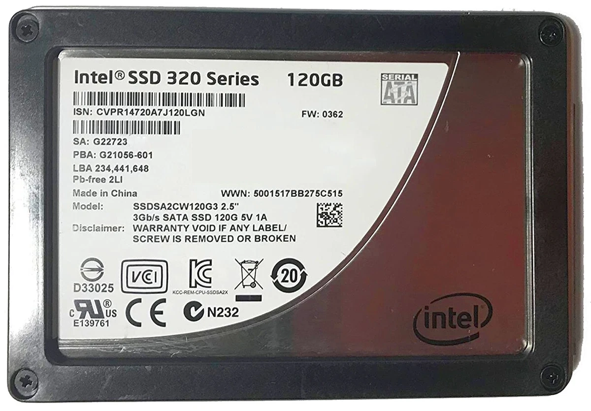 Intel ssd 320 series deals 120gb