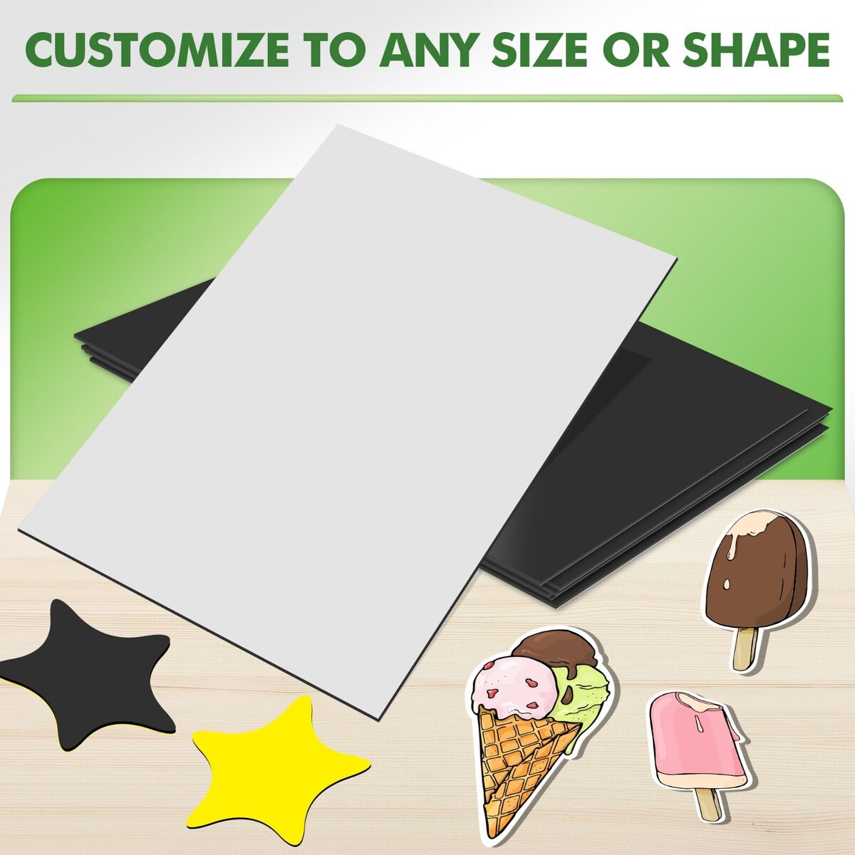 Strong Flexible Self-Adhesive Magnetic Sheets 8.5 x 11 20 Mil