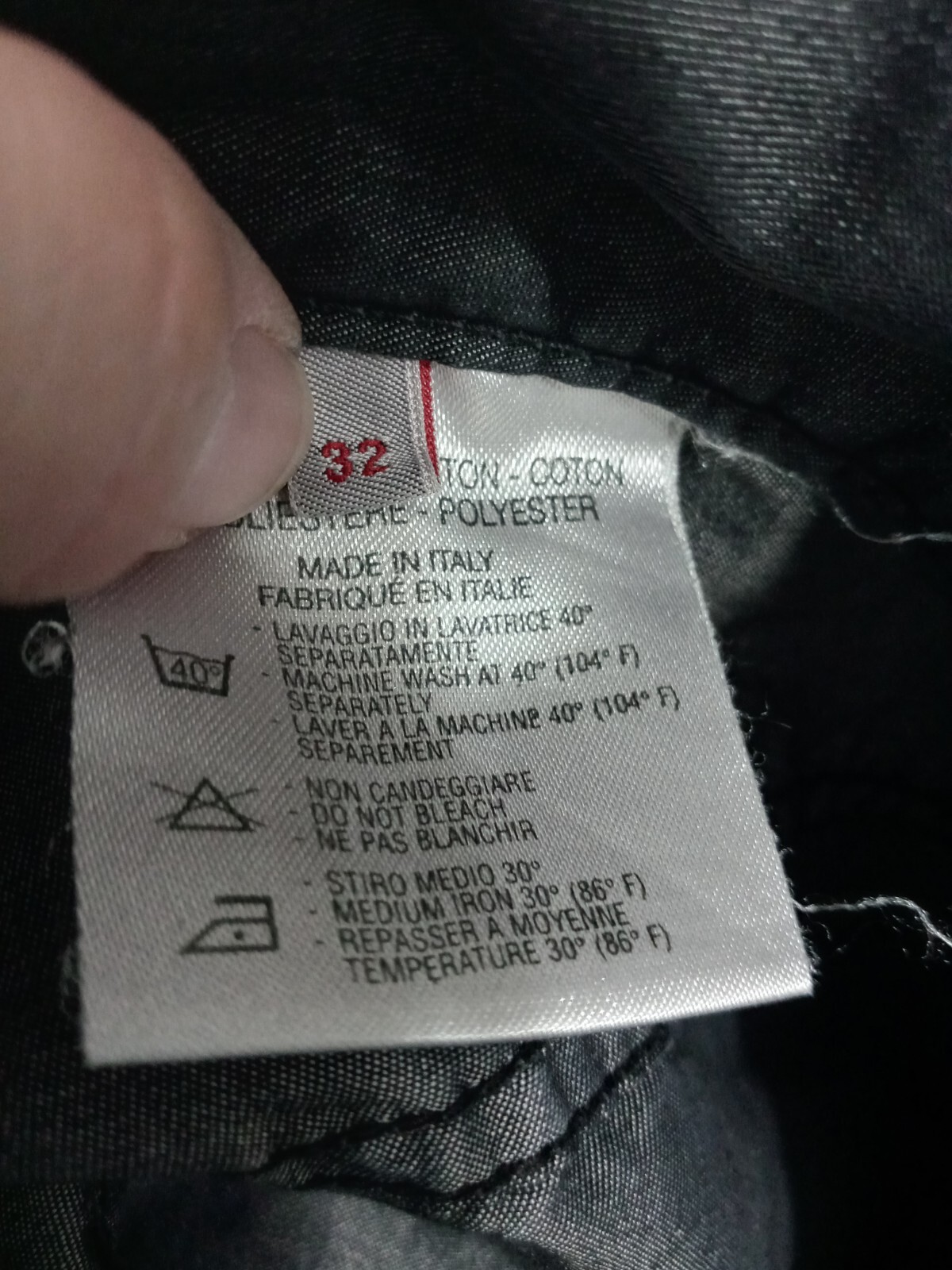 Versace Classic Dark Gray Zip Button Close Pants … - image 9