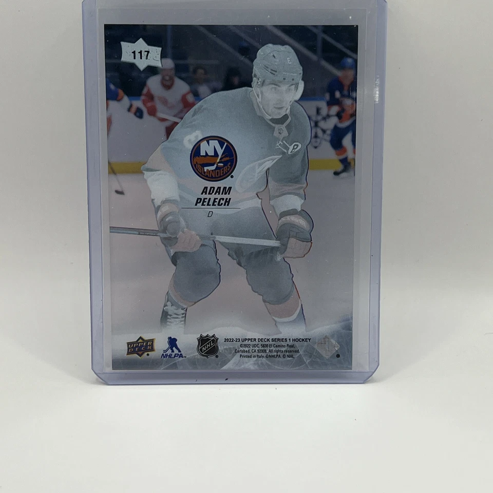 2022-23 Series 1 Base Clear Cut #117 Adam Pelech - New York Islanders!🔥🔥 - Image 2 of 2