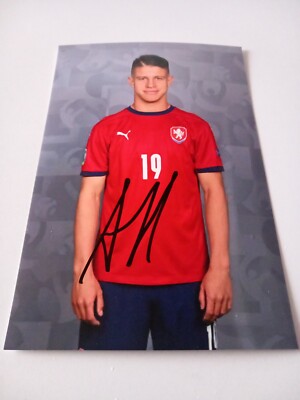 Signiertes Foto Adam Hlozek Tschechien Bayer Leverkusen NEU (3)