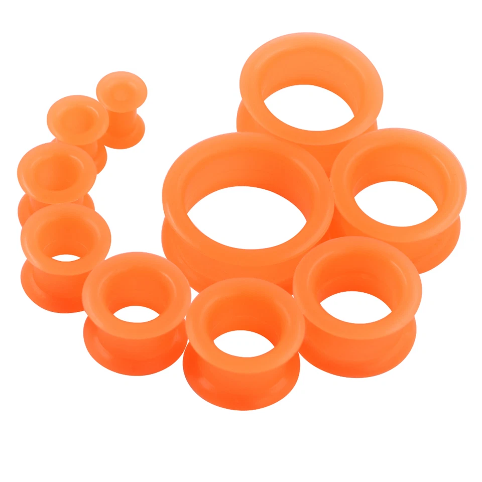 20PCS Silicone Ear Plugs Set Earskin Gauges Ear Expander Tunnels Stretching Kit - Image 4 of 4