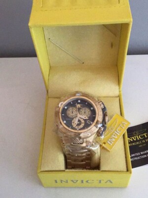 Invicta Subaqua Noma V Swiss ETA G10.211 Caliber Men's Watch - 50mm, Gold 27676