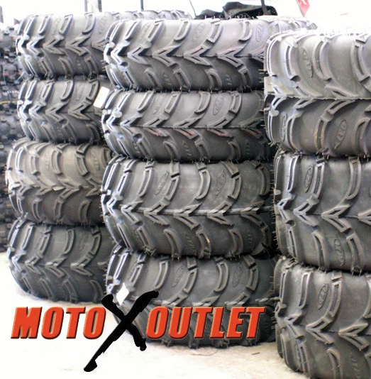 Yamaha Grizzly 450 Tires Atv ITP Mudlite set of 4 Front 25X8-12 Rear 25X10-12  - Image 3 of 4