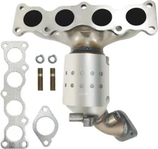 Front Catalytic Converter with Integrated Exhaust Manifold For 2012 Hyundai Sona