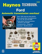 Ford Automatic Transmission Rebuild C3 C4 C5 C6 AOD AXOD ATX FLC Manual 4242